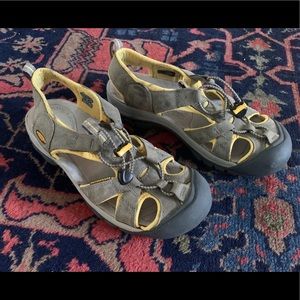 Keen Sandals yellow and gray